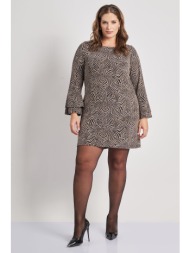 lurex φόρεμα εμπριμέ ...