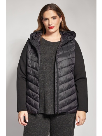 καπιτονέ μπουφάν με κουκούλα και ελαστικά μανίκια σε προσφορά