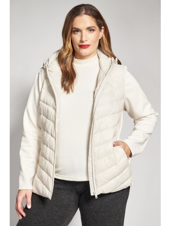 καπιτονέ μπουφάν με κουκούλα και ελαστικά μανίκια σε προσφορά