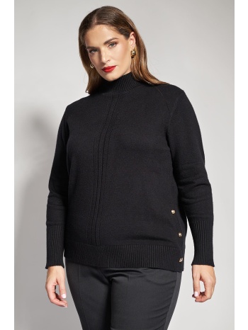 πλεκτή μπλούζα ζιβάγκο με κουμπιά σε προσφορά