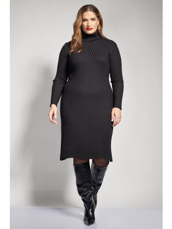 πλεκτό ριπ φόρεμα με ζιβάγκο σε προσφορά