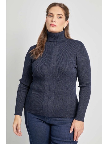 πλεκτό ζιβάγκο με lurex και ριπ σε προσφορά