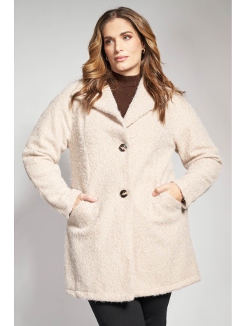 ημίπαλτο με μπουκλέ υφή σε προσφορά