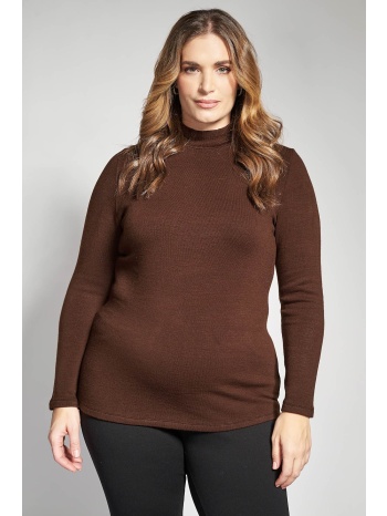 πλεκτή μπλούζα με ψηλό λαιμό σε προσφορά