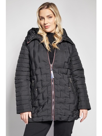 καπιτονέ μπουφάν αδιάβροχο διπλής όψης με κουκούλα σε προσφορά