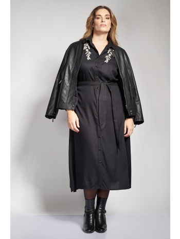 φόρεμα σεμιζιέ με κεντήματα boho φλοράλ σε προσφορά