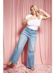 τζιν παντελόνι σε φαρδιά γραμμή wide leg