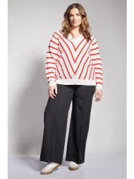 παντελόνι κρεπ σε tailored γραμμή με νερβίρ