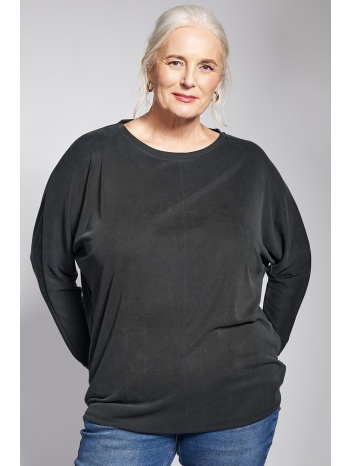 essential μακριά μπλούζα βισκόζη ριπ με ζαπονέ μανίκι σε προσφορά