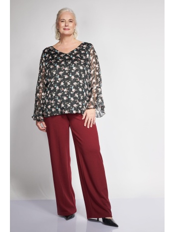 παντελόνα κρεπ wide leg σε προσφορά