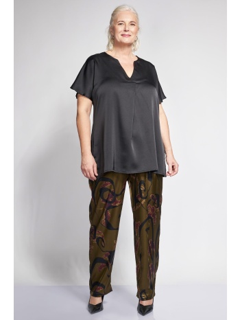 εμπριμέ φλοράλ παντελόνι σατινέ σε ίσια γραμμή σε προσφορά