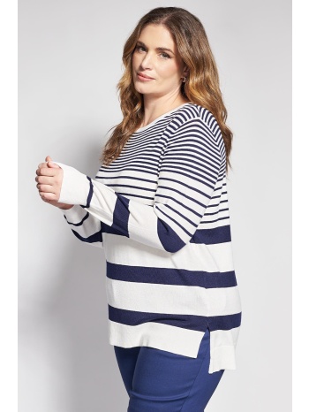 πλεκτή μπλούζα ριγέ σε συνδυασμό σε προσφορά