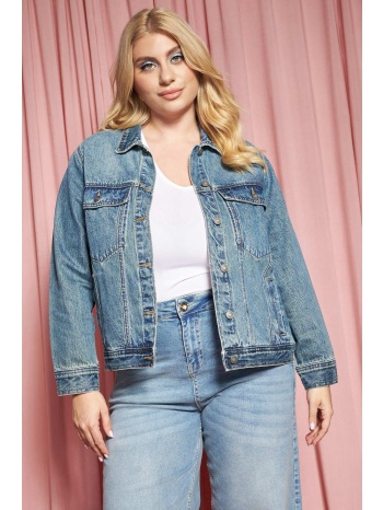 τζιν τζάκετ με ξεβάμματα σε προσφορά