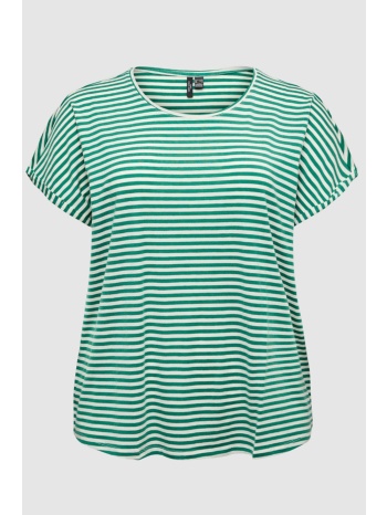 ριγέ t-shirt σε tencel vero moda