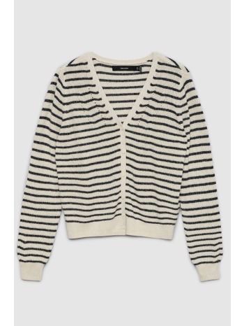 ριγέ v-neck ζακέτα με λούρεξ vero moda σε προσφορά