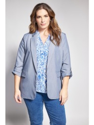 σακάκι tailored χωρίς κούμπωμα με γυριστά μανίκια