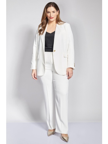 παντελόνι κοστουμιού tailored κρεπ σε ίσια γραμμή