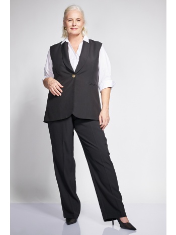 παντελόνι κοστουμιού tailored κρεπ σε ίσια γραμμή