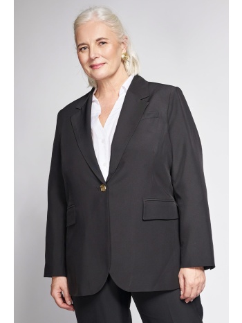 σακάκι κοστουμιού tailored κρεπ μονόκουμπο