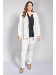 παντελόνι κοστουμιού ανορθωτικό κρεπ με τσάκιση