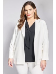 σακάκι χωρίς κούμπωμα κρεπ κοστουμιού