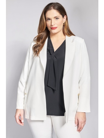 σακάκι χωρίς κούμπωμα κρεπ κοστουμιού