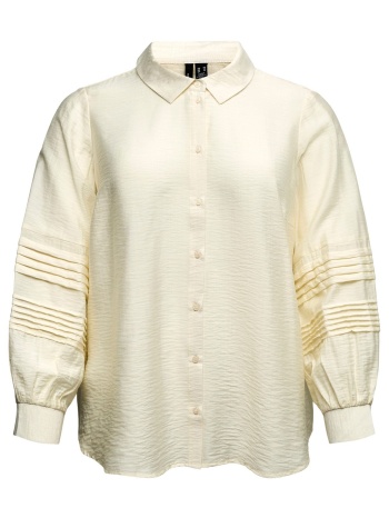 πουκάμισο με φουσκωτά μανίκια και βολάν vero moda