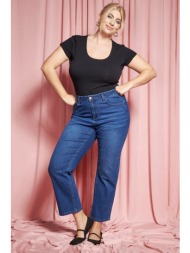 τζιν παντελόνι regular σε ίσια γραμμή