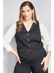 γιλέκο σε linen look με ...