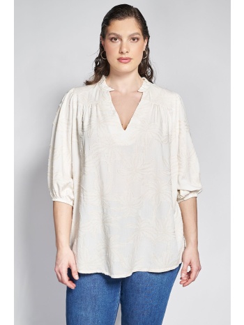 prbt μπλούζα mπροκάρ με τρουακάρ μανίκια