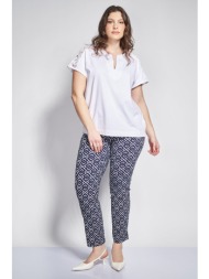 ελαστικό παντελόνι με γεωμετρικό μοτίβο