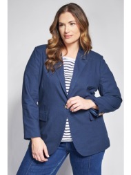 σακάκι μπλέιζερ μονόκουμπο από σύμμεικτο λινό