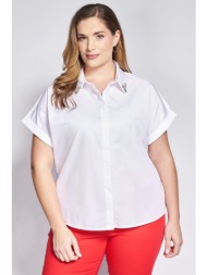 πουκάμισο ποπλίνα με ...