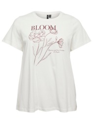 μπλούζα με φλοράλ σχέδιο και λογότυπο vero moda