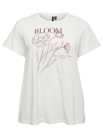 μπλούζα με φλοράλ σχέδιο και λογότυπο vero moda