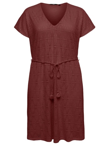 mini φόρεμα με δαντέλα και κορδόνι στη μέση vero moda