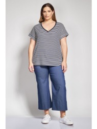 prbt cropped παντελόνι σε φαρδιά γραμμή