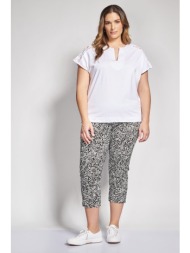 κάπρι παντελόνι εμπριμέ γεωμετρικό