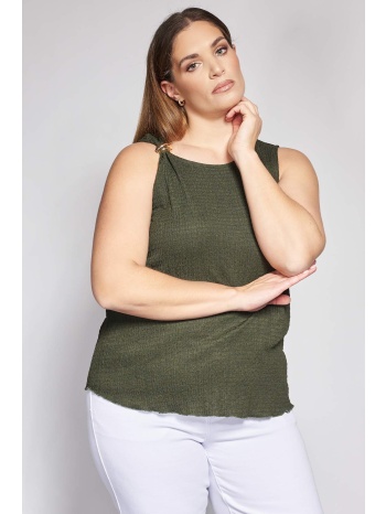 prbt μπλούζα γκοφρέ με διακοσμητικό