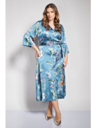 σεμιζιέ φόρεμα σατέν ...