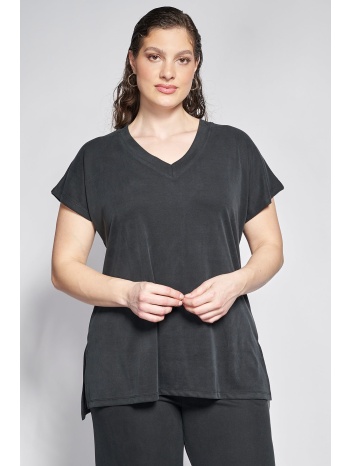 μπλούζα ριπ σε άνετη γραμμή