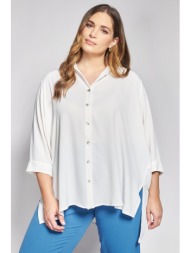 πουκαμίσα ασύμμετρη ανάγλυφη υφή washed