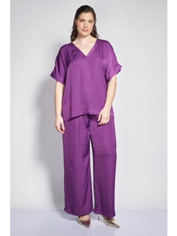 σατινέ αέρινη παντελόνα