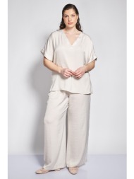 σατινέ αέρινη παντελόνα