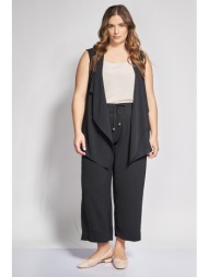 cropped παντελόνα washed ανάγλυφη υφή