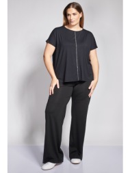 παντελόνα ζέρσεϊ με ελαστική μέση