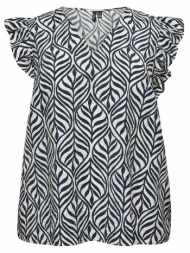 εμπριμέ μπλούζα vero moda
