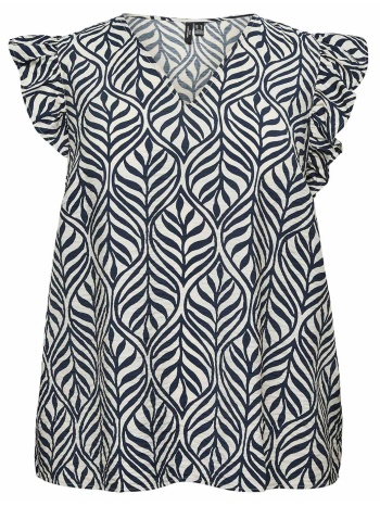 εμπριμέ μπλούζα vero moda