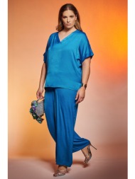 σατινέ αέρινη παντελόνα