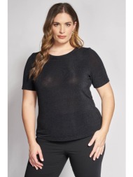 κοντομάνικη μπλούζα lurex